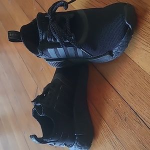 Adidas NMD R1 kids black sneakers